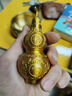銅葫蘆掛件五帝錢(qián)開(kāi)口空心純黃銅鎮宅之寶葫蘆擺件辦公室吉祥掛飾 【鎮宅之寶葫蘆】金色高約13.5cm 曬單實(shí)拍圖