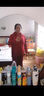 QVI高端品牌 連帽衛衣女2025春秋新款洋氣寬松休閑減齡顯瘦上衣外套 酒紅色(小熊印花) 2XL 曬單實(shí)拍圖