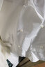 百圖（betu）betu百圖女裝襯衫燈籠袖襯衣釘珠點(diǎn)綴設計感短袖白襯衫女2207T23 白色 S 曬單實(shí)拍圖