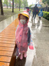 迪士尼兒童雨衣雨鞋套裝女童冰雪公主帶書包位雨披雨靴小學(xué)生新款水鞋 冰雪粉色套裝 27碼 雨鞋27碼/雨衣M碼 曬單實(shí)拍圖