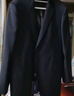 雅戈爾（YOUNGOR）西服男士050款上衣秋冬青年男套西上衣羊毛面料經(jīng)典西服 藏青 L 175/92A 曬單實(shí)拍圖