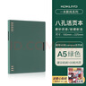 國(guó)譽(yù)（KOKUYO）一米新純活頁(yè)本八孔b5筆記本子日本campus簡(jiǎn)約高顏值復(fù)古外殼可拆卸學(xué)生不硌手a5輕薄線圈記事本 【活頁(yè)本A5綠色】?jī)?nèi)含40頁(yè)（送貼紙） 曬單實(shí)拍圖