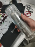 水莫停德國雙層茶水分離玻璃杯男女士商務帶蓋茶杯防燙水杯泡茶杯子 鏡面杯蓋-360ml-茶水分離 曬單實拍圖