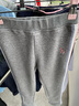 哈吉斯（HAZZYS）童裝女童兒童冬新款一體絨長(cháng)褲簡(jiǎn)約舒適保暖親膚簡(jiǎn)約風(fēng)女童長(cháng)褲 中花灰 120 曬單實(shí)拍圖