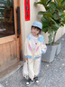G.DUCKKIDS女童春秋款套裝2025新款洋氣時(shí)髦運動(dòng)寶寶秋季兒童運動(dòng)秋裝兩件套 米白 120 cm 曬單實(shí)拍圖