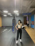 莫代爾冰絲運(yùn)動(dòng)褲女春夏薄款束腳褲黑色寬松速干高腰防曬休閑九分哈倫褲 黑色【常規(guī)款】 S碼【建議80-90斤】 曬單實(shí)拍圖
