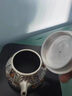 GQB銀茶具999 純銀日式側把茶壺功夫茶具套裝鎏銀養生防燙泡茶 古紋鎏銀側把壺 230ml 曬單實(shí)拍圖
