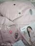 鴨鴨（YAYA）短款羽絨服女2024秋冬新品時尚連帽保暖防寒派克外套HY 粉色 M (160) 曬單實拍圖