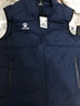KELME /卡爾美 運動羽絨馬甲男秋冬 訓(xùn)練背心 鴨絨外套保暖坎肩3891415 深藍(lán) XL 曬單實拍圖