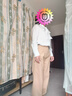 麥檬MM麥檬23年秋冬優(yōu)雅簡約廓形時尚飄帶領純棉襯衫女5EB224211 淺藍 S 曬單實拍圖