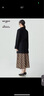 深呼吸DEEP BREATH女裝中長款雙排扣風(fēng)衣外套女【附腰帶】A401148 黑 M (3碼) 曬單實(shí)拍圖