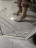 7or9 白葡萄起泡酒 水晶婚鞋女細跟百搭女鞋空氣棉高跟鞋新婚結婚禮物 白葡萄起泡酒9cm 40 曬單實(shí)拍圖