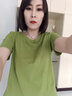 棲紀(jì)寬松t恤女短袖春夏裝2025新款純色棉圓領(lǐng)半袖體恤上衣 牛油果綠【圓領(lǐng)】 XL 建議(119-128斤) 曬單實(shí)拍圖