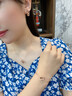 法蔻雙環(huán)三件套女士項(xiàng)鏈?zhǔn)宙湺斄_馬時(shí)尚飾品生日禮物送女友老婆 雙環(huán)三件套 【項(xiàng)鏈+手鏈+耳釘】禮盒包裝 曬單實(shí)拍圖