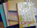 國譽(yù)（KOKUYO）筆記本日本Campus學(xué)生用無(wú)線(xiàn)膠裝本B5軟抄本迪士尼聯(lián)名限定方格橫線(xiàn)水果本子A5塔卡沙日記本記事本 【B5淡彩波點(diǎn)】4本裝/點(diǎn)陣 曬單實(shí)拍圖