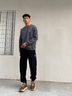 JEEP SPIRIT2025新款休閑褲男士衛(wèi)褲夏季薄款加大碼寬松男生百搭運動男款褲子 K005黑色. 薄款 XL 【體重130-150斤】 曬單實拍圖