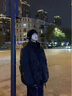 衣然呈品棉服男冬季新款韓系潮流穿搭棉衣立領(lǐng)簡約時尚百搭保暖棉襖外套男 黑色 XL【建議115-140斤】 曬單實拍圖