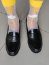 HARUTA日本進(jìn)口4505女鞋新款粗跟單鞋子女學(xué)生百搭樂(lè )福鞋jk制服鞋 黑色（偏小半碼） 42 曬單實(shí)拍圖
