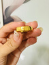 謝瑞麟（TSL）黃金戒指男女款結(jié)婚戒指情侶對戒YN751-YN752 男款-約7.25克（工費(fèi)1380元） 曬單實(shí)拍圖