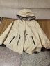 啄木鳥（TUCANO）中長款風衣外套女春秋高檔收腰寬松冬季加絨夾克女士休閑沖鋒衣 663卡其【春秋款】 3XL 建議140-155斤 曬單實拍圖