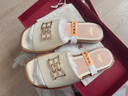 巴利（BALLY）【】女士新品ELOISE米白色時尚涼鞋拖鞋建議拍大一碼七夕節(jié) 米白色 37.5 曬單實拍圖