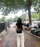 舒翎美式休閑工裝褲女春季新款沙白色設(shè)計(jì)感多口袋寬松闊腿褲牛仔褲女 白色【長(zhǎng)褲】單褲 L 推薦108-120斤 曬單實(shí)拍圖