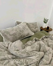 木魚(yú)笙笙秋冬季美拉德牛奶絨丨床上四件套2026新款加厚保暖雙面絨冬天 雪松之境-雪松綠【順豐包郵】 1.5/1.8m 床單款 -被套200x230cm 曬單實(shí)拍圖