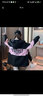 WASSUP JOYZON品牌運動服套裝女寬松大碼春秋新款時尚學(xué)生加絨休閑兩件套跑步服 粉黑色（春秋款兩件套） M（建議95-115斤） 曬單實拍圖