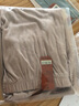 金三塔真絲打底衣女絹絲桑蠶絲圓領(lǐng)上衣上裝1YZF5C714 深膚色-褲子 2XL 曬單實(shí)拍圖
