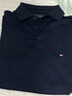 TOMMY HILFIGER【透氣舒適】春夏男裝純棉珠地網(wǎng)眼拼色袖口修身短袖T恤POLO 深藏青FAP M （推薦：130-140斤） 曬單實(shí)拍圖