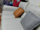 简昕科技布沙发客厅小户型现代简约 四人位奶油风高靠背布艺沙发8045 实拍图