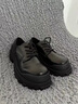 Diggorl輕奢品牌男鞋巴黎德比鞋男高級感黑色增高cleanfit皮鞋英倫大頭鞋 黑色【單鞋】 39 曬單實(shí)拍圖