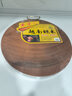 甜雅靜 鐵木砧板菜板實(shí)木圓形家用廚房菜墩切菜板案板整木加厚圓形菜板 鐵皮鋼圈抗裂【39*4】 曬單實(shí)拍圖