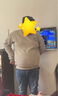 頭號青年衛(wèi)衣男秋冬季潮流寬松加大碼男裝休閑圓領長袖T恤上衣男 灰 8XL 曬單實拍圖