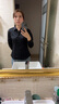 佐馬仕長(zhǎng)袖襯衫女新款女士職業(yè)裝商務(wù)正裝純色修身工裝白襯衣酒店工作服 V2657純黑色 37 （  100-110斤） 曬單實(shí)拍圖