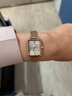 古尊（GOLGEN）手表女石英表節日禮物送女友氣質(zhì)小方表小青竹顯白女士腕表9169 【禮盒裝】香檳粉+贈紅色皮帶 曬單實(shí)拍圖