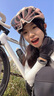 UKE女雙箭頭EIT坐墊 戶(hù)外防風(fēng)抓絨背帶騎行褲 秋冬保暖拒水長(cháng)褲 元青 黑色 M 曬單實(shí)拍圖