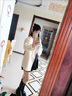 BMOI感小香風(fēng)長(cháng)袖西裝外套女春秋裝2025設計感小眾中長(cháng)款西服上衣 米杏色 L 【108-120斤】 曬單實(shí)拍圖