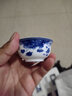 景德鎮高檔青花瓷陶瓷品茗杯套裝主人杯個(gè)功夫茶杯茶具單杯小號6只裝家 纏枝連連茶杯-6只裝 曬單實(shí)拍圖