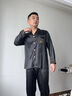 俞兆林情侶睡衣夏季一男一女冰絲男士家居服新款高級(jí)感睡袍結(jié)婚25年新款 NSYXX-Z3黑色（主推款） 2XL 男款建議體重140-160斤 曬單實(shí)拍圖