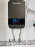 DEARMURE德國徳沐旋磁能智能恒溫變頻即熱式電熱水器 6050W 拉絲灰保安裝 曬單實(shí)拍圖
