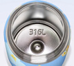 膳魔師（THERMOS）保溫杯316L不銹鋼男女學(xué)生開學(xué)必備TCKJ天涯海角系列 藍(lán)色500ml 曬單實(shí)拍圖