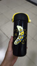 蘇泊爾（SUPOR）小黃人保溫杯不銹鋼便攜學(xué)生可愛水杯子扣扣杯 奇趣黑 420ml 曬單實拍圖