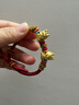 周六福（ZLF）七夕禮物  黃金轉(zhuǎn)運(yùn)珠女款足金如意祥龍生肖龍手繩 定價(jià) 1.09g 曬單實(shí)拍圖