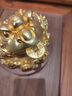 錦呈祥全銅金蟾擺件三足蟾蜍招財(cái)納福轉(zhuǎn)運(yùn)辦公室前臺(tái)桌面擺設(shè)喬遷開業(yè) 中號(hào)鎏金金蟾 曬單實(shí)拍圖