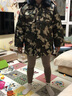 際華戶訓冬季迷彩大衣男軍大衣戶外軍棉襖作訓棉大衣冬季加厚防水棉服 迷彩大衣 185/92-96 曬單實拍圖