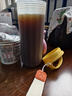 北格牛奶杯外帶上班早餐杯家用隨手杯可微波爐密封豆漿耐高溫熱飲水杯 米白色550ml+檸檬黃550ml 曬單實(shí)拍圖