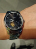 冠琴（GUANQIN）進(jìn)口機芯手表男士全自動(dòng)鎢鋼機械表時(shí)尚鏤空腕表商務(wù)防水夜光男表 本色黑面 進(jìn)口機芯 曬單實(shí)拍圖