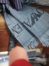 阿玛尼（EMPORIO ARMANI）围巾男女士同款鹰标印花LOGO围脖围巾送礼物 11582-灰色 FZ 实拍图