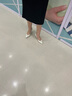 7or9茉莉 白色高跟鞋新款鞋子女設(shè)計(jì)感5cm通勤尖頭時(shí)尚舒適單鞋夏 茉莉5cm 配飾需要另外購買 40 曬單實(shí)拍圖